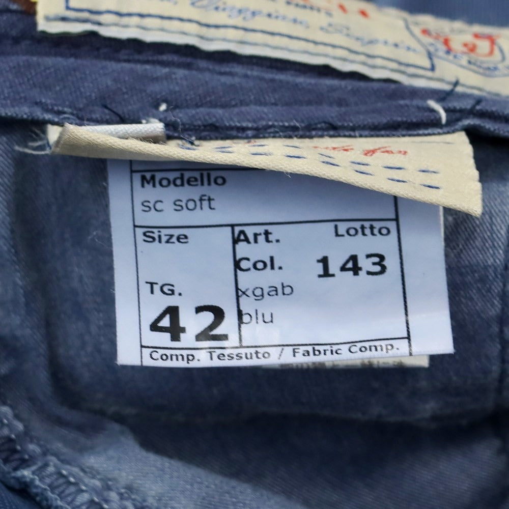 [Used] BERWICH cotton twill casual slacks
 Light Navy [42] [Condition Rank C] [Men&