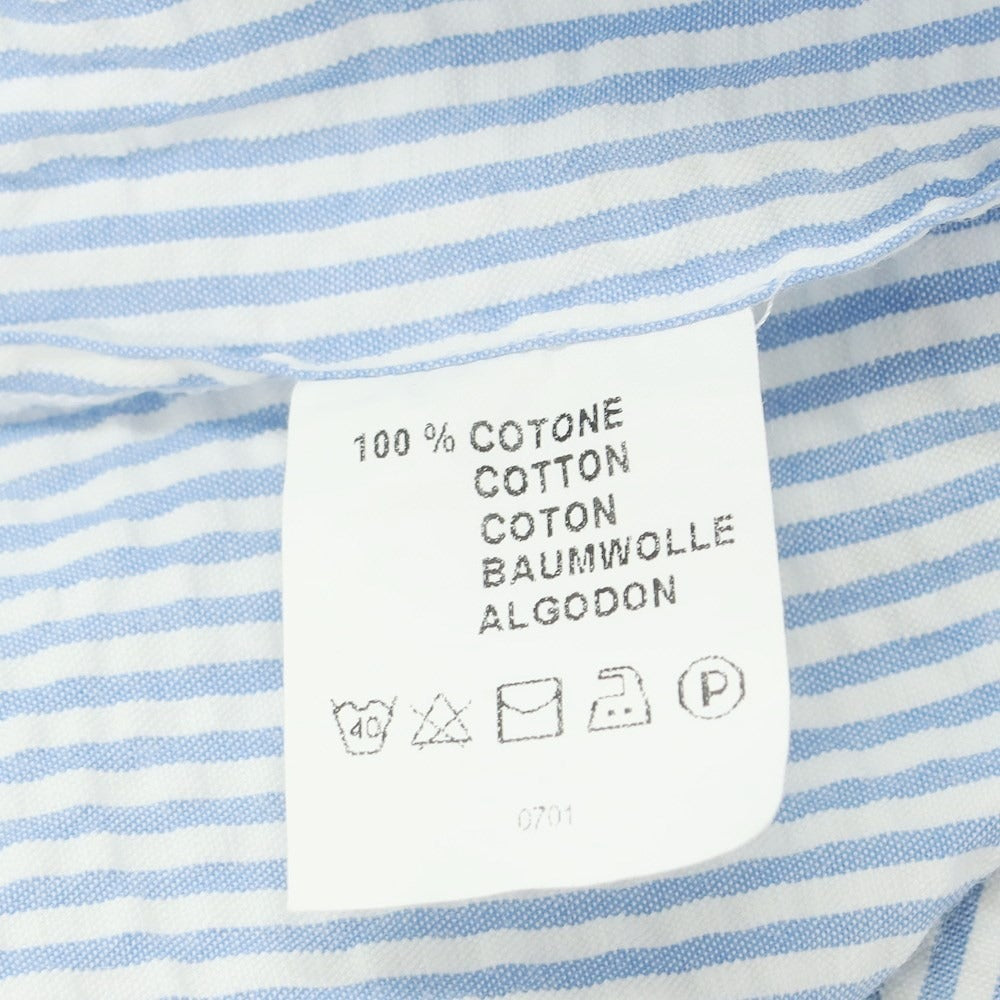 [Used] GUY ROVER Cotton Soccer Button-down Casual Shirt White x Light Blue [Size M] [BLU] [S/S] [Condition Rank B] ​​[Men&