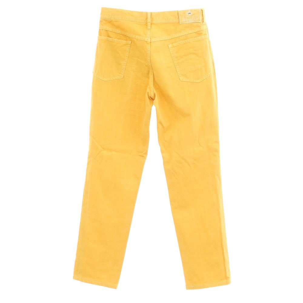 [Used] Luigi Borrelli Cotton 5-pocket pants
 Orange yellow [48] [Condition rank B] ​​[Men&