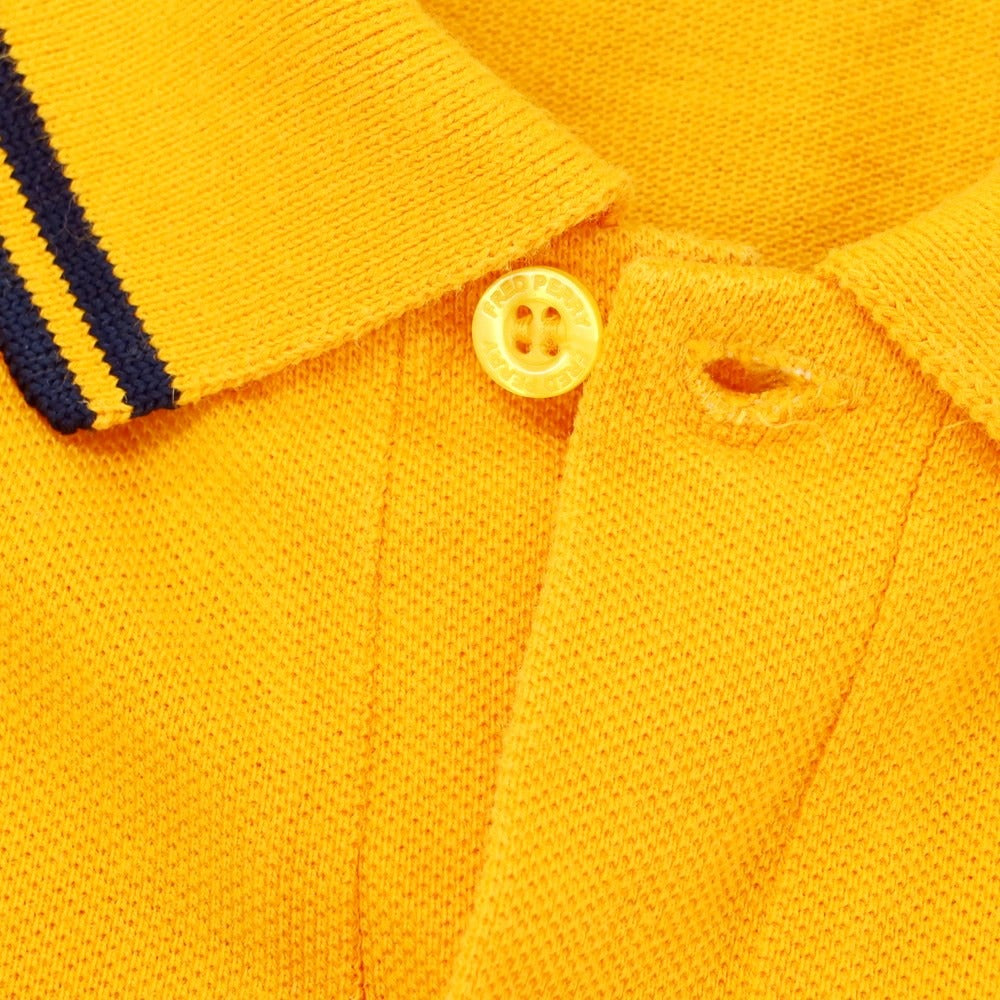 FRED PERRY - 新品　フレッドペリー　FRED PEARY　半袖　ポロシャツ　オレンジ　S 新品フレッドペリーFRED PEARY半袖ポロシャツオレンジS