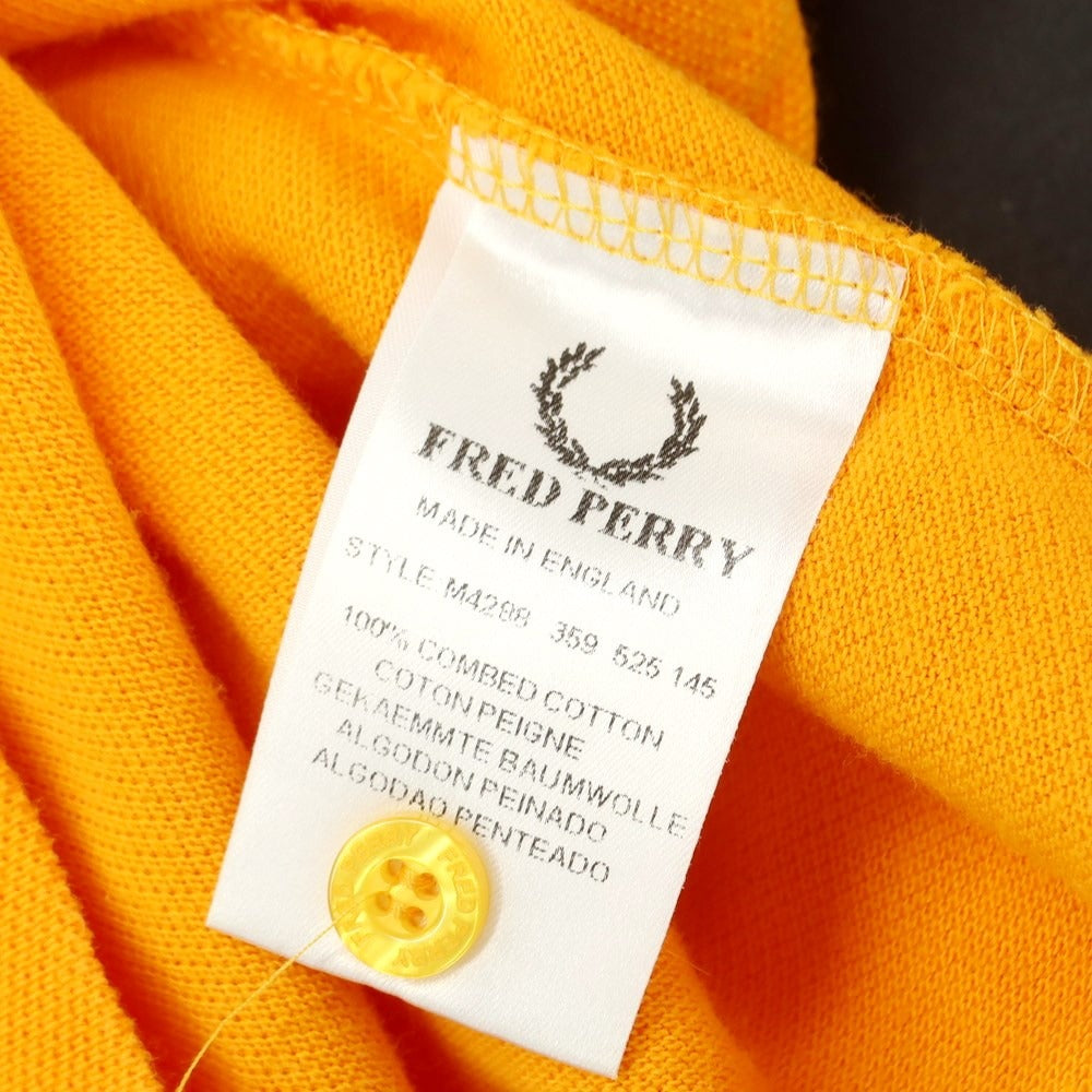 【中古】フレッドペリー FRED PERRY コットン 鹿の子 半袖ポロシャツ オレンジ【サイズS】【ORG】【S/S】【状態ランクC】【メンズ】【759283】
[APD]