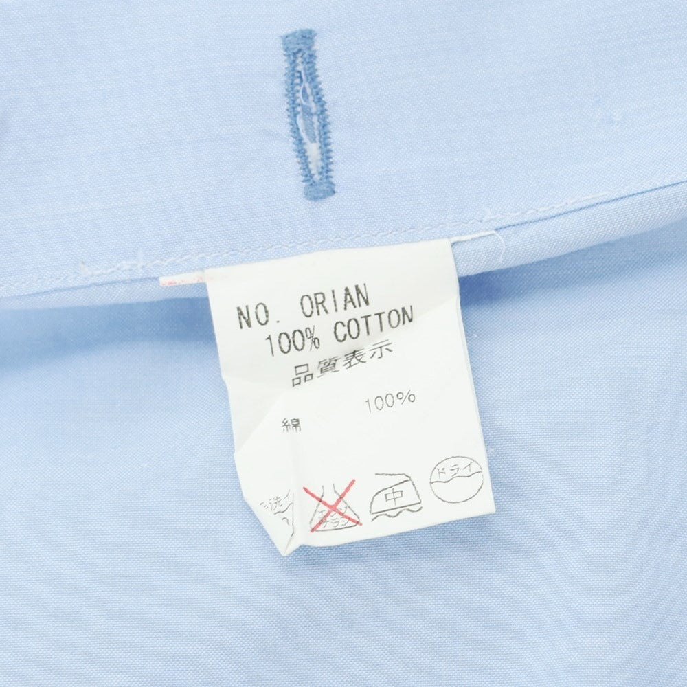 [Used] ORIAN Cotton Semi-Wide Collar Dress Shirt Light Blue [Size 42] [BLU] [S/S/A/W] [Condition Rank C] [Men&