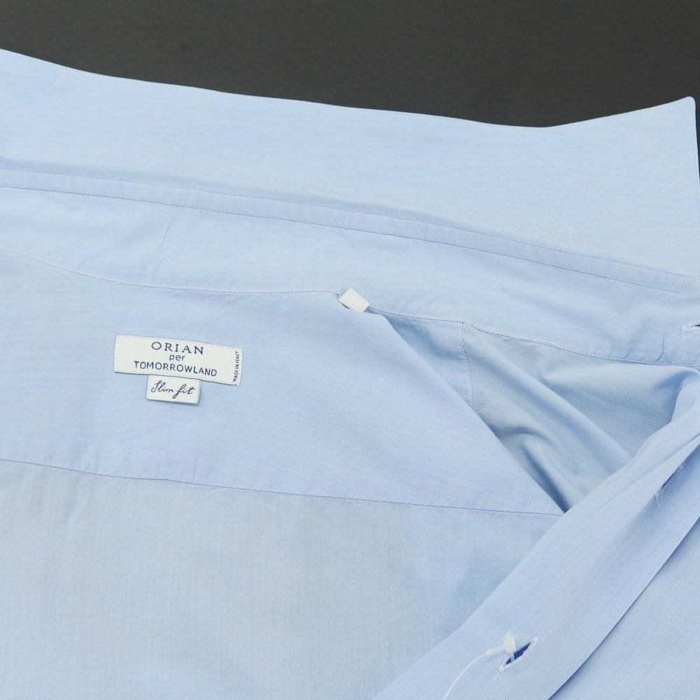 [Used] ORIAN Cotton Semi-Wide Collar Dress Shirt Light Blue [Size 42] [BLU] [S/S/A/W] [Condition Rank C] [Men&