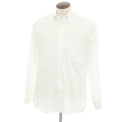 【中古】マッツァレリ MAZZARELLI コットン ボタンダウン ドレスシャツ ホワイト【サイズ41】【WHT】【S/S/A/W】【状態ランクC】【メンズ】【759271】