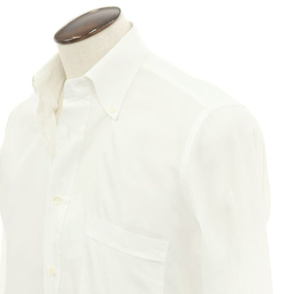 【中古】マッツァレリ MAZZARELLI コットン ボタンダウン ドレスシャツ ホワイト【サイズ41】【WHT】【S/S/A/W】【状態ランクC】【メンズ】【759271】