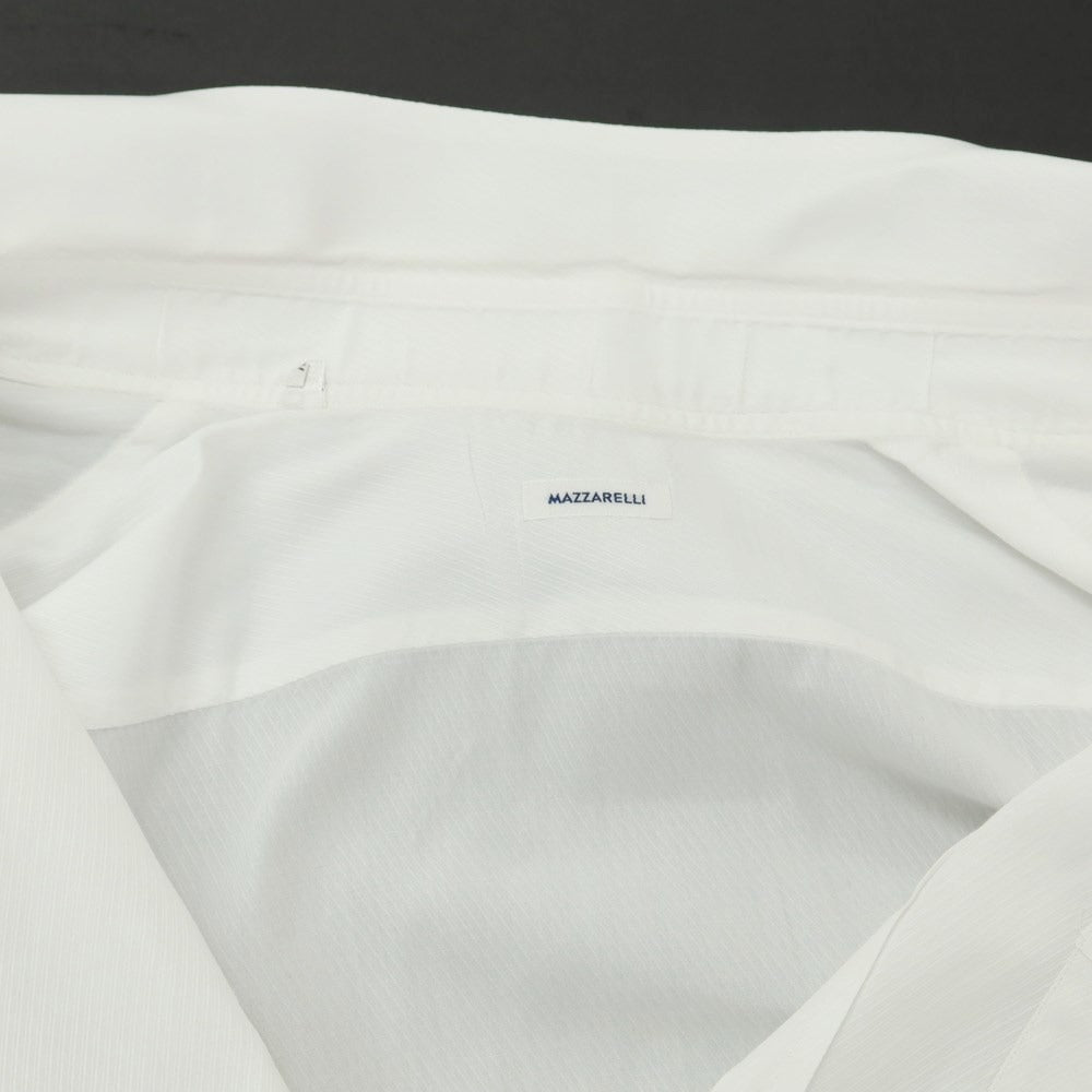 [Used] Mazzarelli Cotton Button-down Dress Shirt White [Size 41] [WHT] [S/S/A/W] [Condition Rank C] [Men&