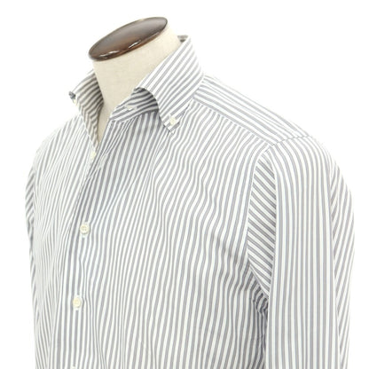 [Used] ORIAN Cotton Striped Button-down Dress Shirt Gray x White [Size L] [GRY] [S/S/A/W] [Condition Rank B] ​​[Men&