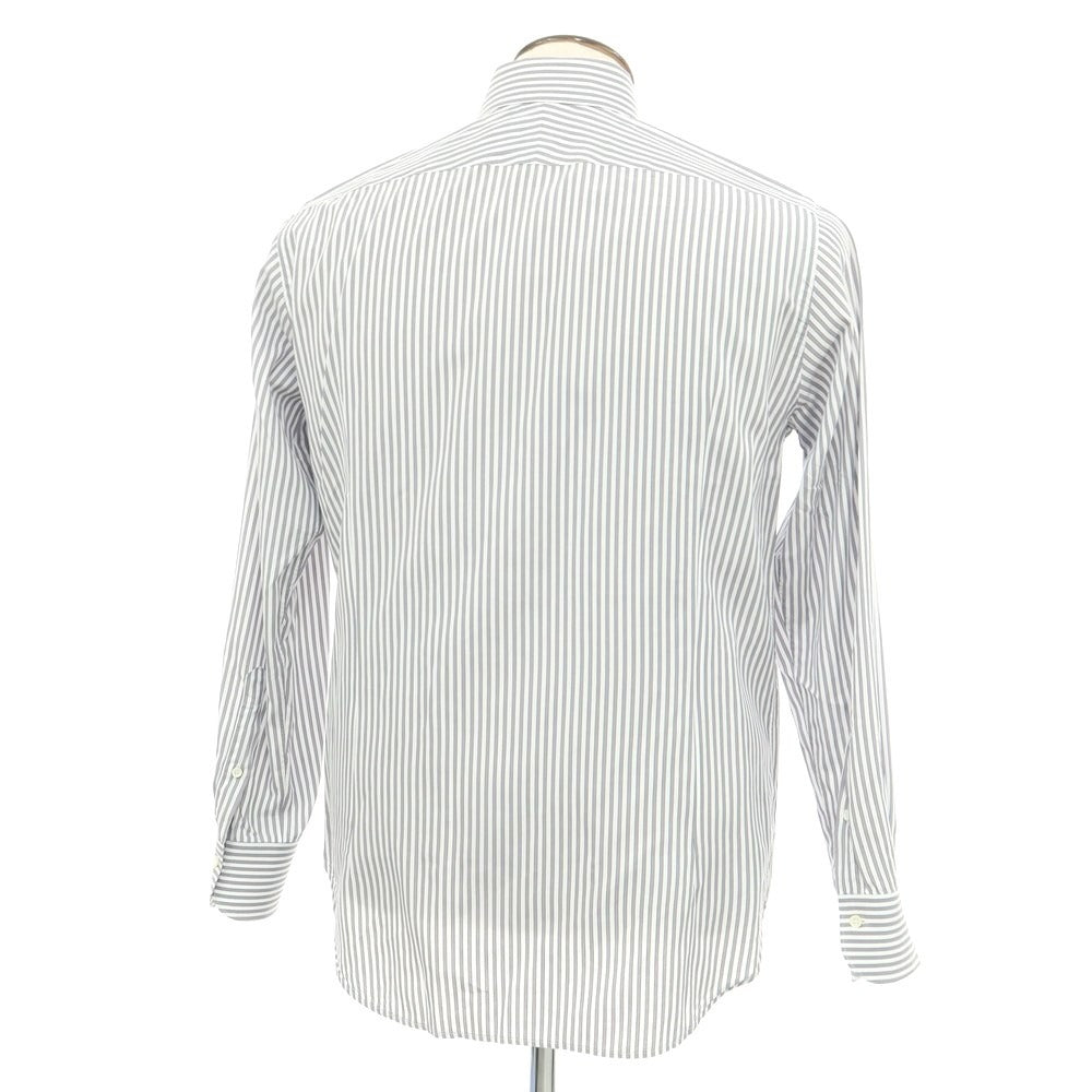 [Used] ORIAN Cotton Striped Button-down Dress Shirt Gray x White [Size L] [GRY] [S/S/A/W] [Condition Rank B] ​​[Men&