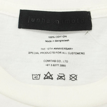 [Used] Jun Hashimoto 10th Anniversary Cotton Crew Neck Short Sleeve T-Shirt White [Size not listed (approximately M)] [WHT] [S/S] [Condition Rank C] [Men&