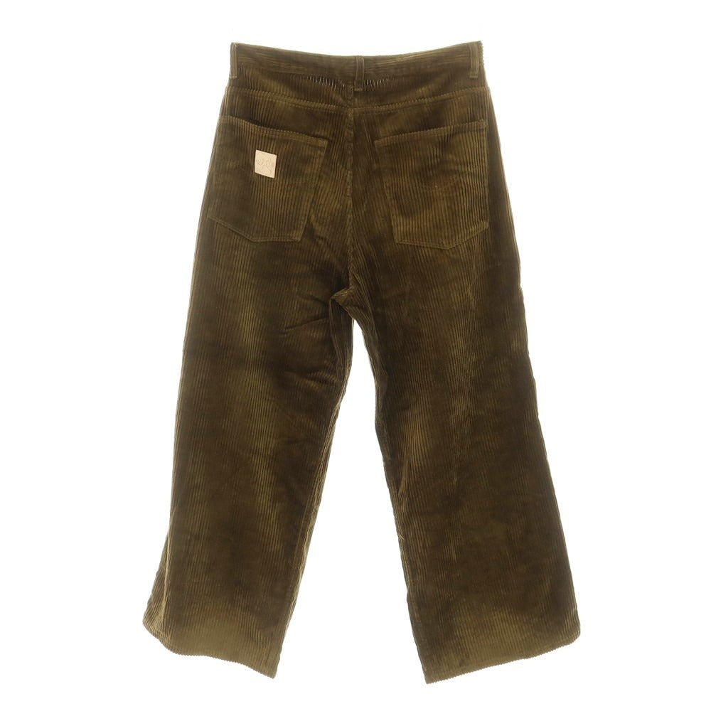 【中古】ウィローパンツ WILLOW PANTS コットンポリエステル ワイド コーデュロイパンツ ブラウンカーキ【サイズ1】【BRW】【A/W】【状態ランクB】【メンズ】