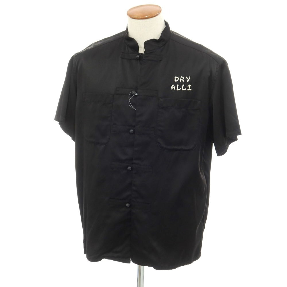 [Used] HUMAN MADE Rayon Cotton China Short Sleeve Shirt Black [Size M] [BLK] [S/S] [Condition Rank B] ​​[Men&