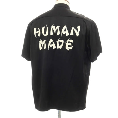 [Used] HUMAN MADE Rayon Cotton China Short Sleeve Shirt Black [Size M] [BLK] [S/S] [Condition Rank B] ​​[Men&