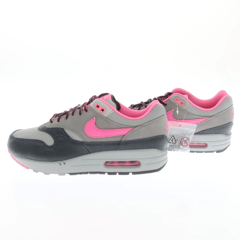 【中古】【未使用】ハフ HUF × NIKE 2024年春夏 AIR MAX 1 SP スニーカー グレーxピンク【 27cm 】【 状態ランクS 】【 メンズ 】