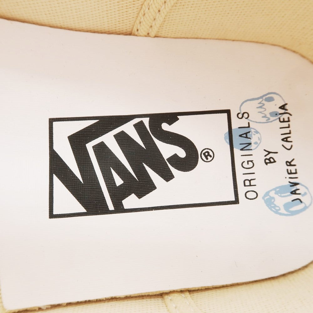 【中古】バンズ VANS × JAVIER CALLEJA オーセンティック スニーカー オフホワイトxライトピンク【 27cm 】【 状態ランクA 】【 メンズ 】