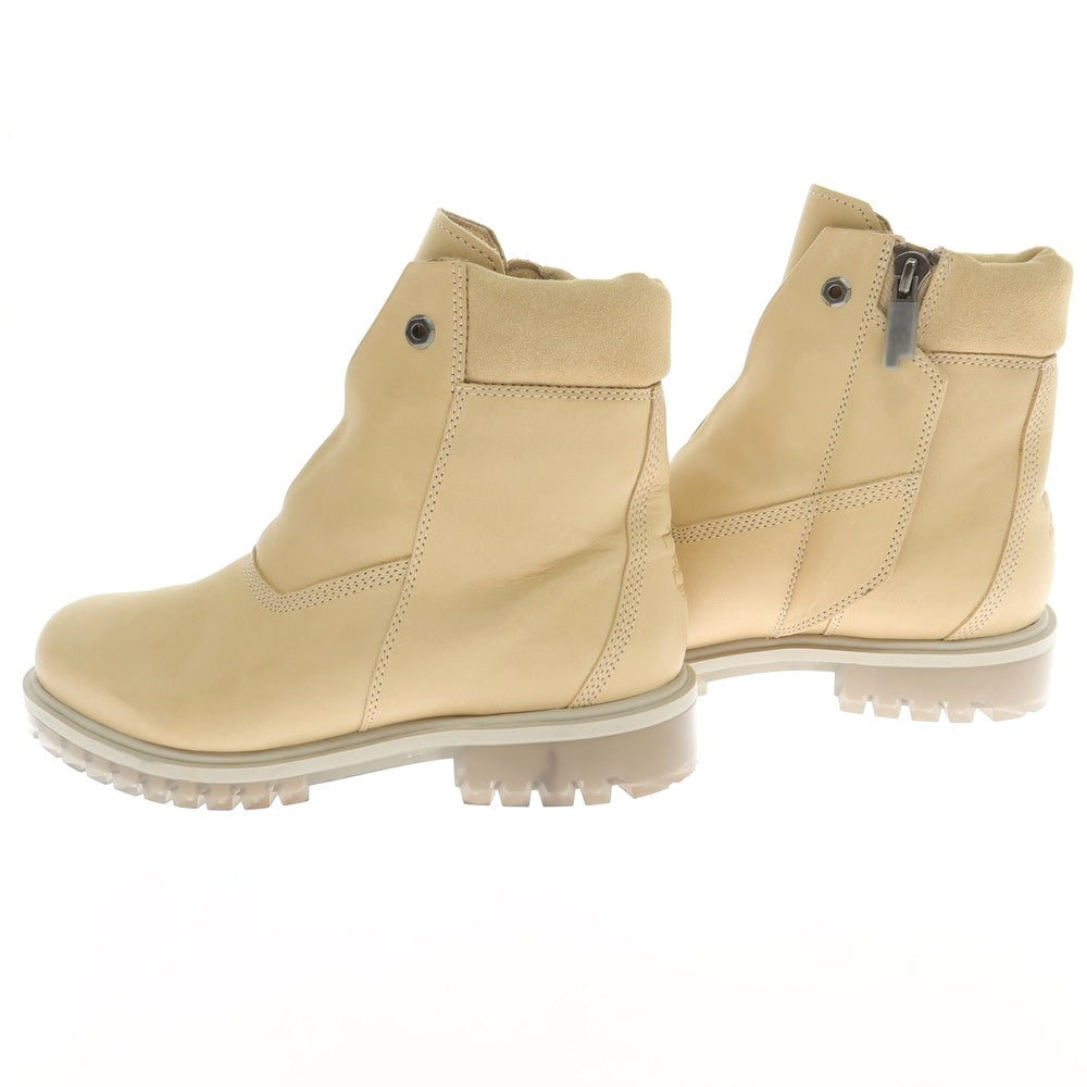 【中古】アコールドウォール A-COLD-WALL × Timberland レザー サイドジップ ブーツ ベージュ【 26cm 】【 状態ランクB 】【 メンズ 】