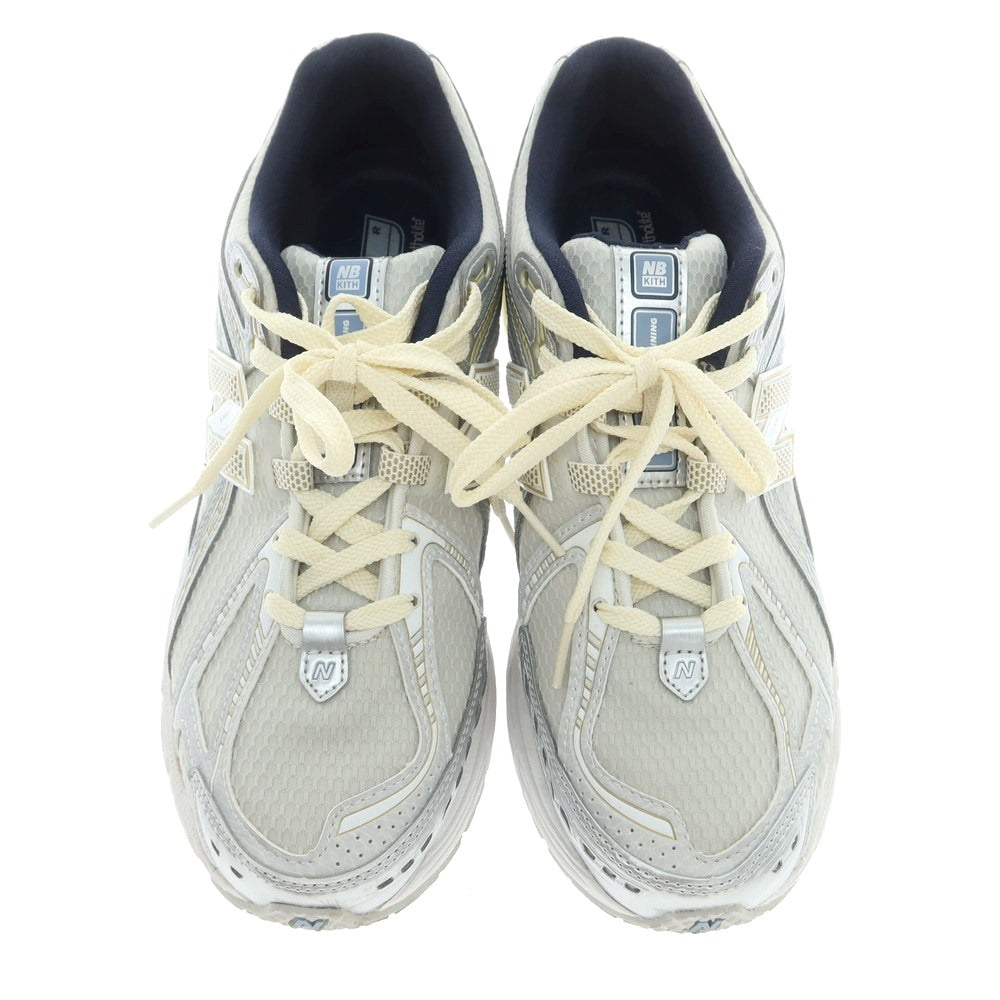 【中古】キス KITH × NEW BALANCE 2024年春夏 1906R スニーカー ホワイトxライトブルー【 27cm 】【 状態ランクB 】【 メンズ 】