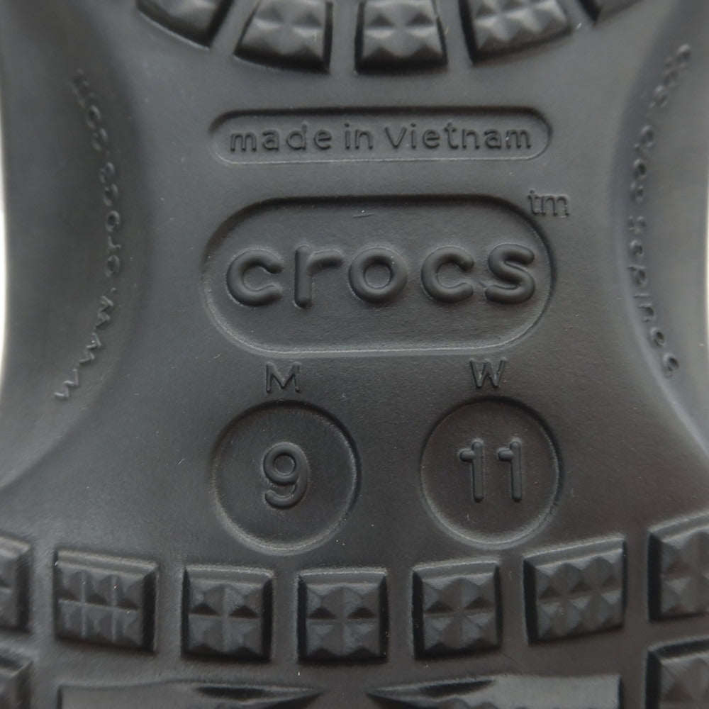 【中古】クロックス crocs × KEITH HARING サンダル ブラックxホワイト【 27cm 】【 状態ランクA 】【 メンズ 】