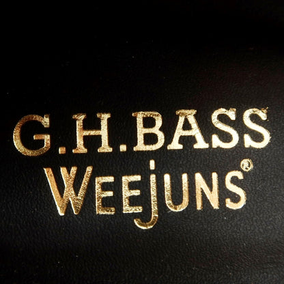 【中古】【未使用】ジーエイチバス G.H.BASS&amp;CO. WEEJUNS ペニーローファー ブラック【 UK8 】【 状態ランクS 】【 メンズ 】