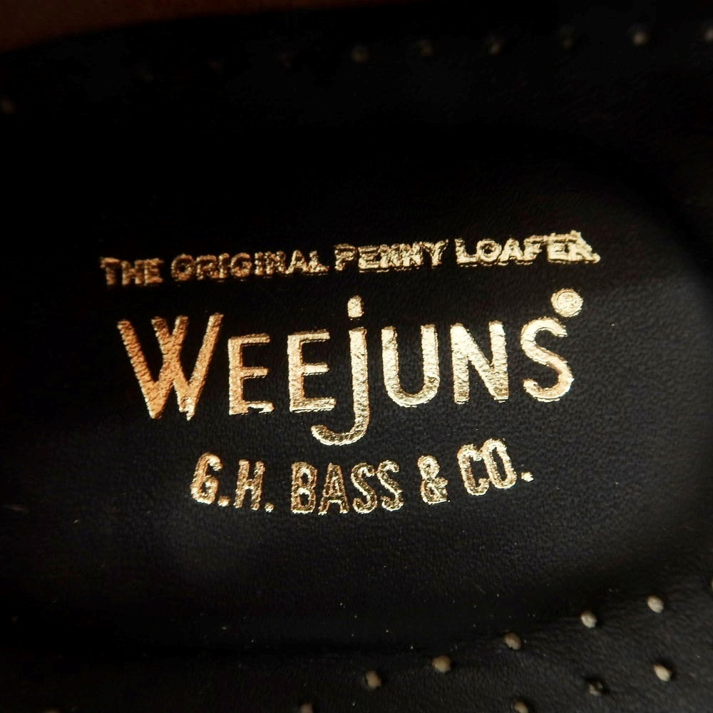 【中古】【未使用】ジーエイチバス G.H.BASS&amp;CO. WEEJUNS ペニーローファー ブラック【 UK6 】【 状態ランクS 】【 メンズ 】