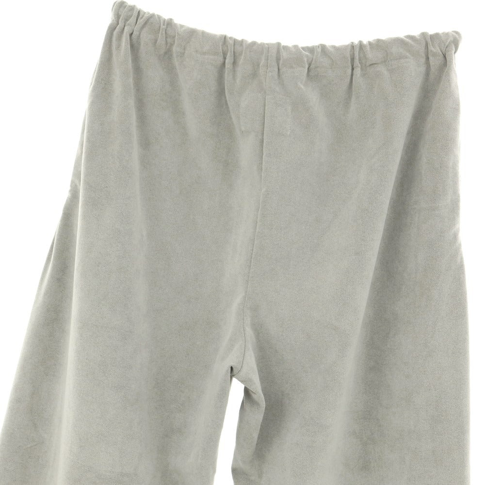 [Used] RE-PURPOSE 2024 Spring/Summer Faux Suede Wide Easy Pants
 Light gray [L] [Condition rank B] ​​[Men&