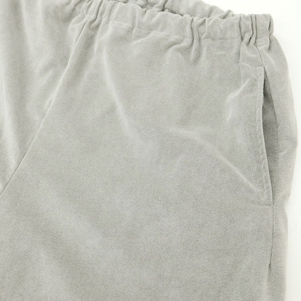 [Used] RE-PURPOSE 2024 Spring/Summer Faux Suede Wide Easy Pants
 Light gray [L] [Condition rank B] ​​[Men&