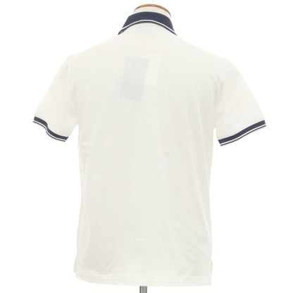 [Used] Rossignol Cotton Short Sleeve Polo Shirt White x Navy [Size 46] [WHT] [S/S] [Condition Rank A] [Men&