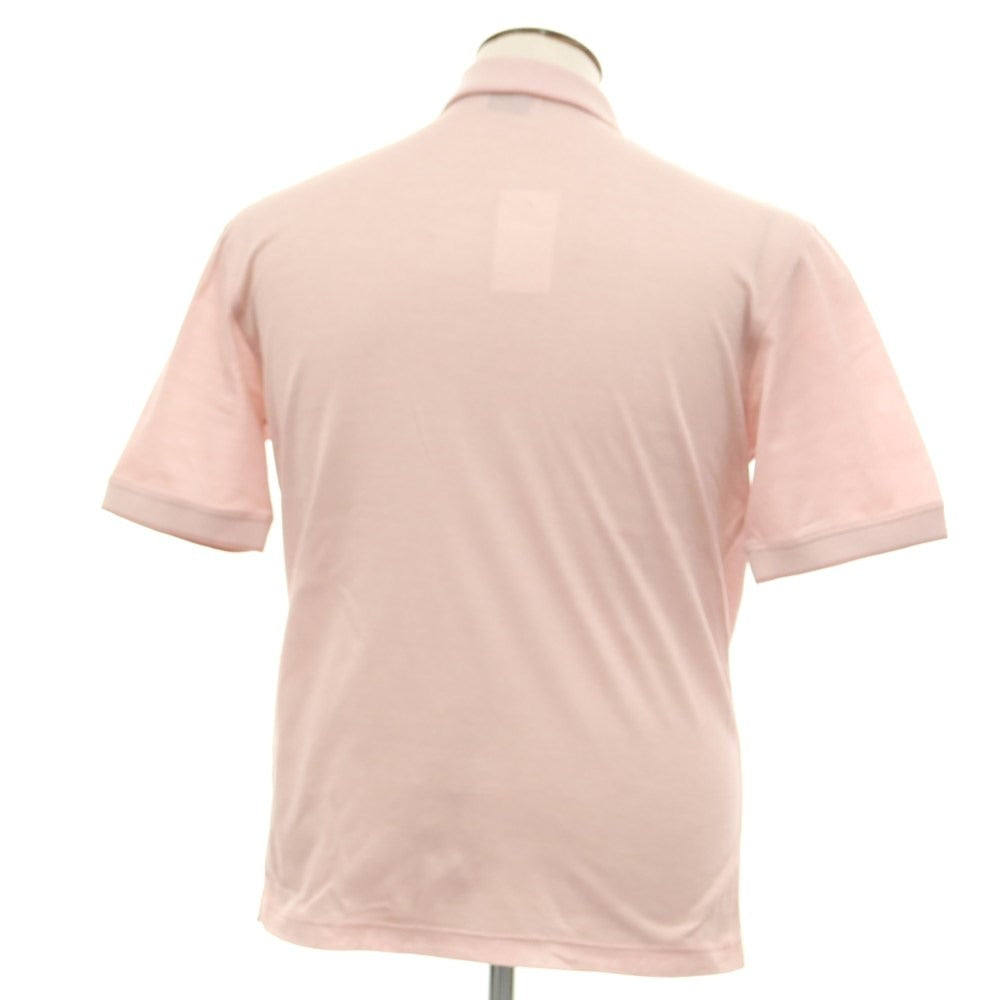 [Used] [Unused] GRAN SASSO Cotton Pique Short Sleeve Polo Shirt Light Pink [Size 50] [PNK] [S/S] [Condition Rank S] [Men&