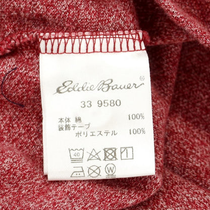 [Used] [Unused] Eddie Bauer Cotton Short Sleeve Polo Shirt Light Bordeaux [Size S] [RED] [S/S] [Condition Rank S] [Men&