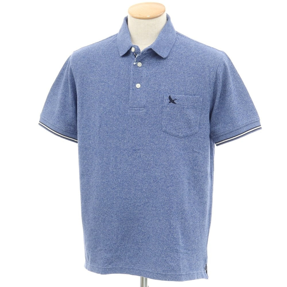 [Used] [Unused] Eddie Bauer Cotton Short Sleeve Polo Shirt Blue [Size S] [BLU] [S/S] [Condition Rank S] [Men&