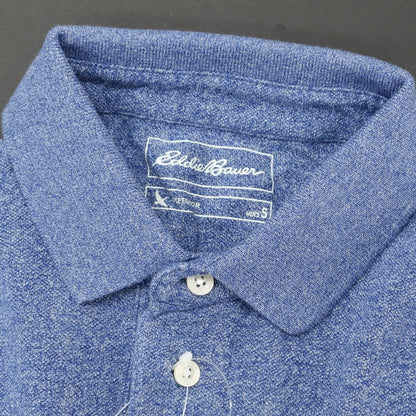 [Used] [Unused] Eddie Bauer Cotton Short Sleeve Polo Shirt Blue [Size S] [BLU] [S/S] [Condition Rank S] [Men&