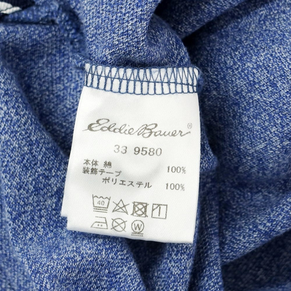 [Used] [Unused] Eddie Bauer Cotton Short Sleeve Polo Shirt Blue [Size S] [BLU] [S/S] [Condition Rank S] [Men&