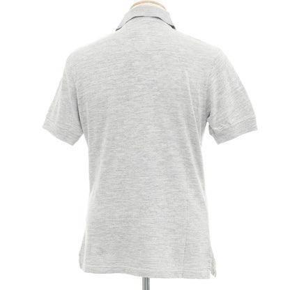 [Used] Hydrogen Cotton Rayon Short Sleeve Polo Shirt Light Gray [Size S] [GRY] [S/S] [Condition Rank A] [Men&