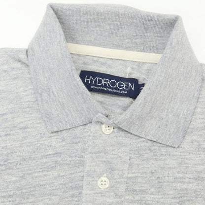 [Used] Hydrogen Cotton Rayon Short Sleeve Polo Shirt Light Gray [Size S] [GRY] [S/S] [Condition Rank A] [Men&