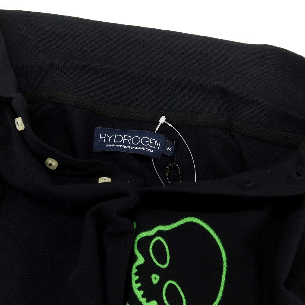 [Used] Hydrogen Cotton Pique Short Sleeve Polo Shirt Black [Size M] [BLK] [S/S] [Condition Rank B] ​​[Men&