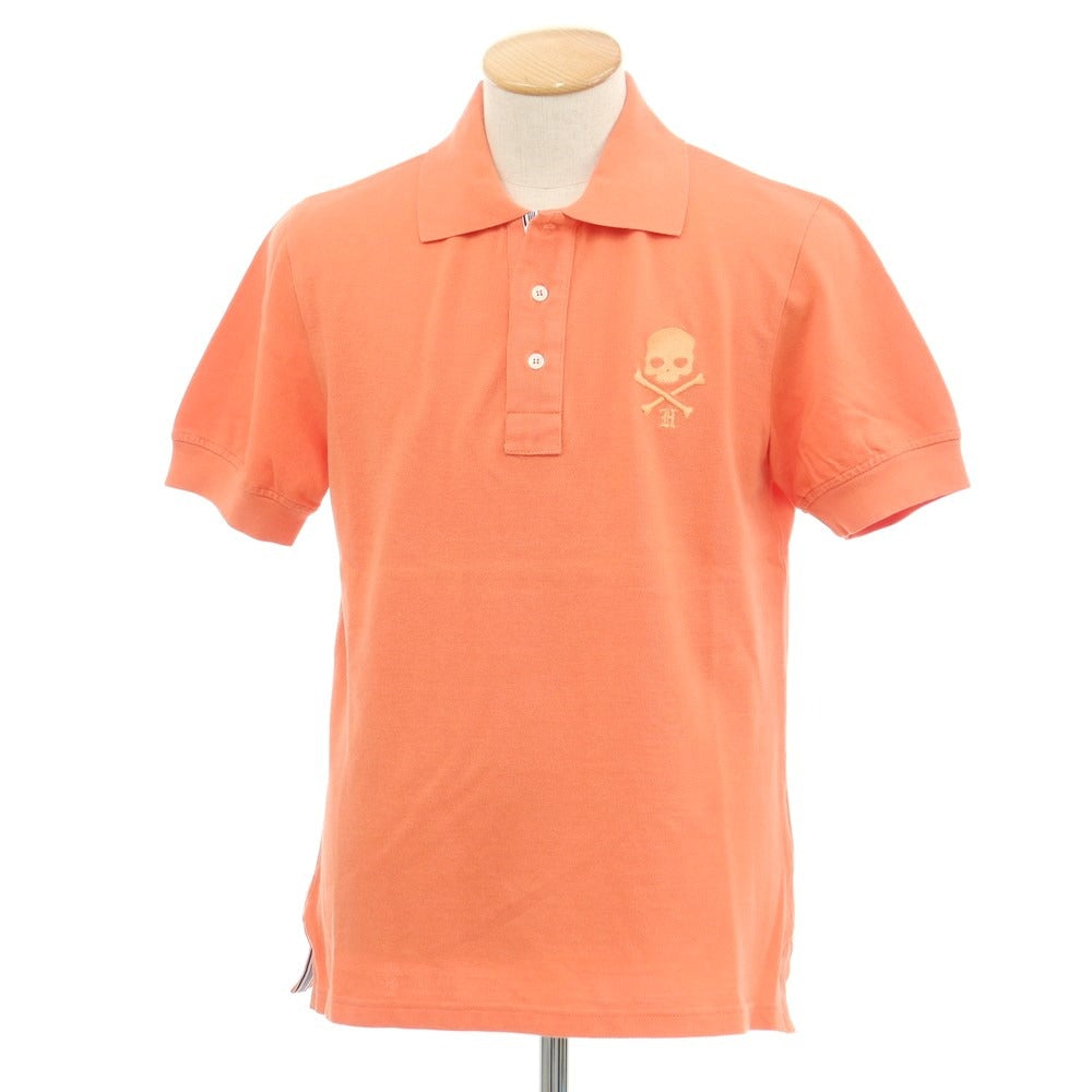 [Used] HYDROGEN Cotton Pique Short Sleeve Polo Shirt Orange [Size S] [ORG] [S/S] [Condition Rank A] [Men&