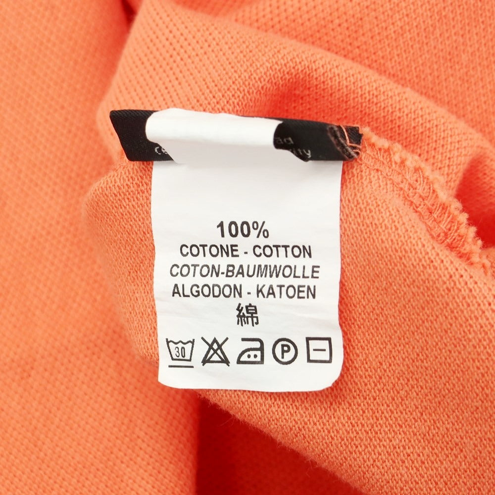 [Used] HYDROGEN Cotton Pique Short Sleeve Polo Shirt Orange [Size S] [ORG] [S/S] [Condition Rank A] [Men&