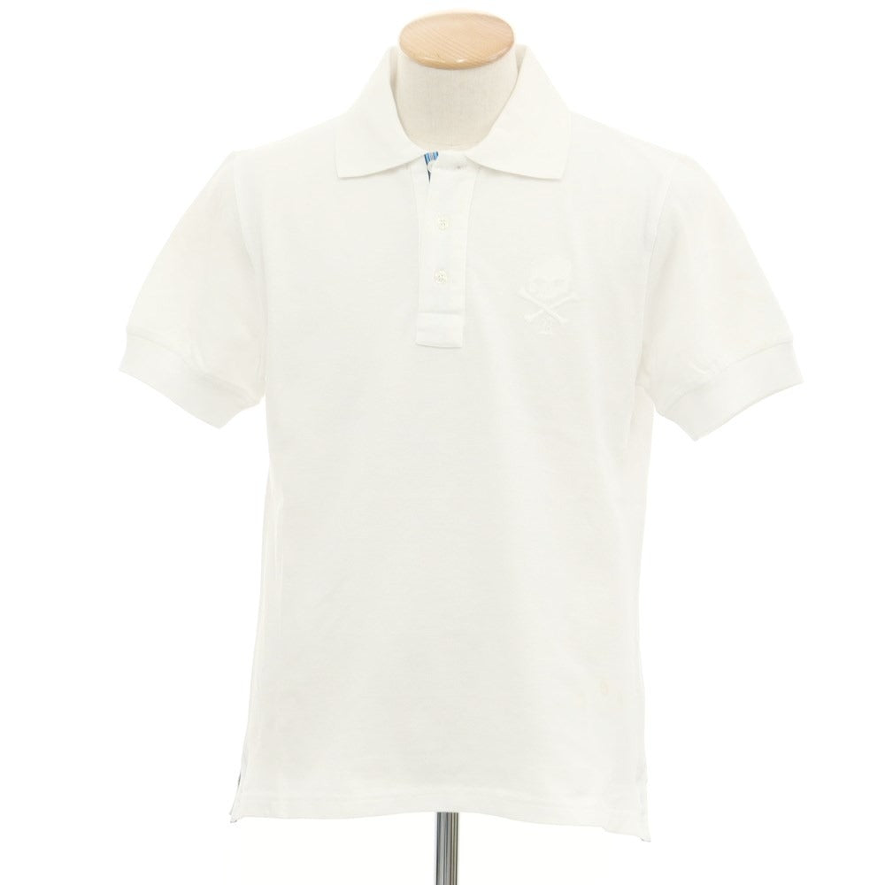 [Used] Hydrogen Cotton Pique Short Sleeve Polo Shirt White [Size S] [WHT] [S/S] [Condition Rank C] [Men&