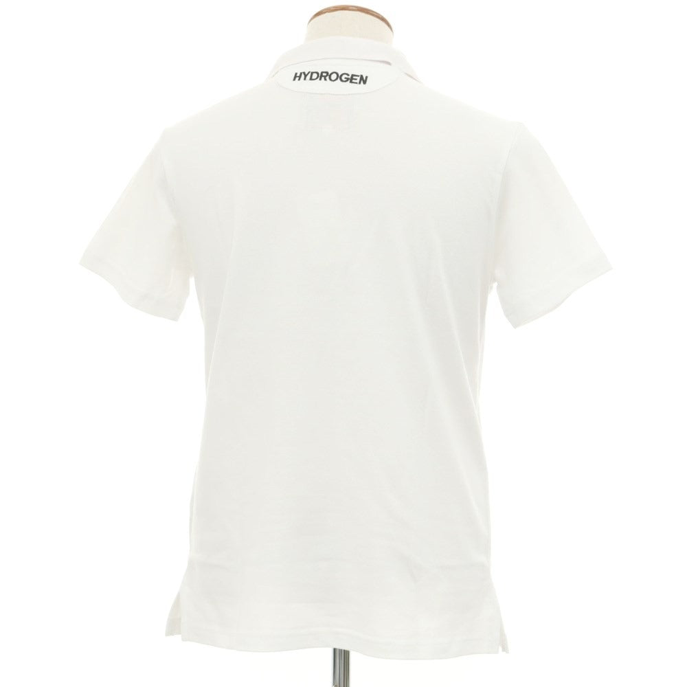 [Used] Hydrogen Cotton Pique Short Sleeve Polo Shirt White [Size S] [WHT] [S/S] [Condition Rank B] ​​[Men&