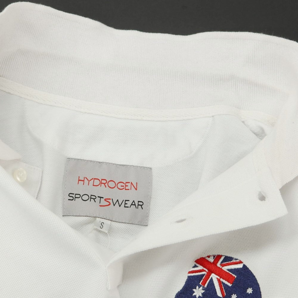 [Used] Hydrogen Cotton Pique Short Sleeve Polo Shirt White [Size S] [WHT] [S/S] [Condition Rank B] ​​[Men&