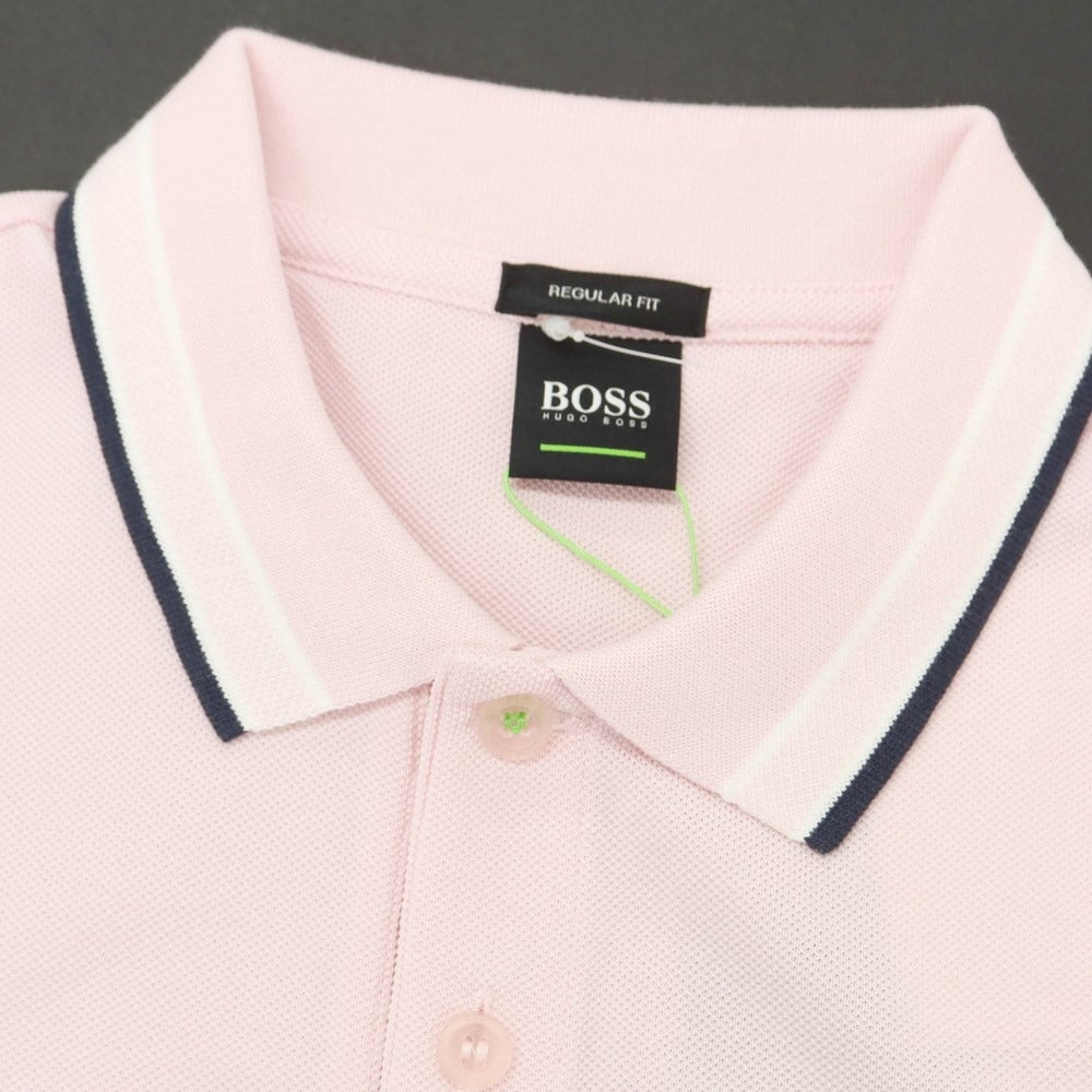 【中古】【未使用】ヒューゴボス HUGO BOSS コットン 鹿の子 半袖ポロシャツ ライトピンク【サイズS】【PNK】【S/S】【状態ランクS】【メンズ】【759282】
[APD]