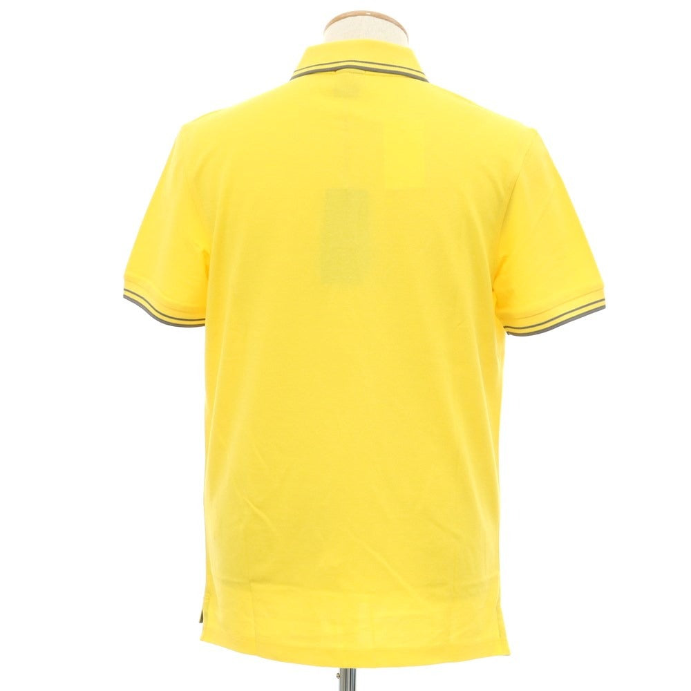 [Used] HUGO BOSS Cotton Pique Short Sleeve Polo Shirt Yellow [Size S] [YEL] [S/S] [Condition Rank A] [Men&