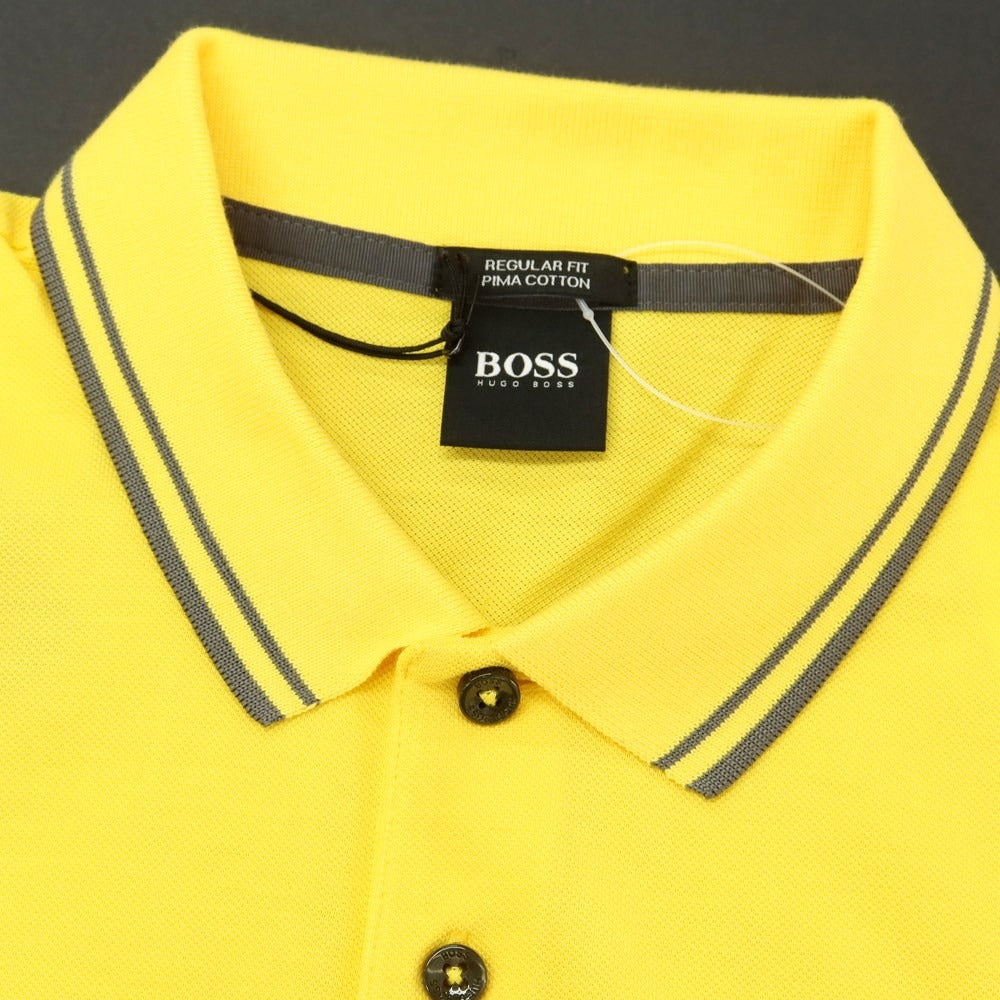 【中古】ヒューゴボス HUGO BOSS コットン 鹿の子 半袖ポロシャツ イエロー【サイズS】【YEL】【S/S】【状態ランクA】【メンズ】【759282】
[APD]