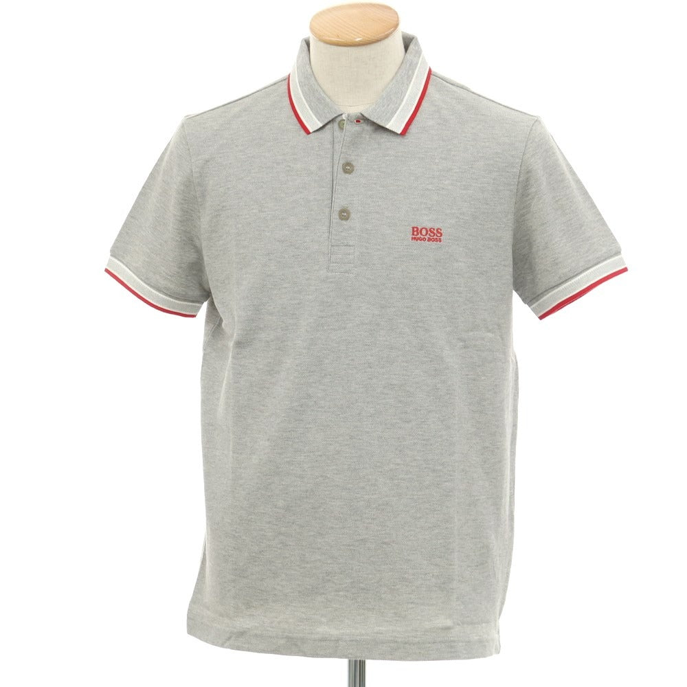 【中古】【未使用】ヒューゴボス HUGO BOSS コットン 鹿の子 半袖ポロシャツ ライトグレー【サイズS】【GRY】【S/S】【状態ランクS】【メンズ】【759282】
[APD]