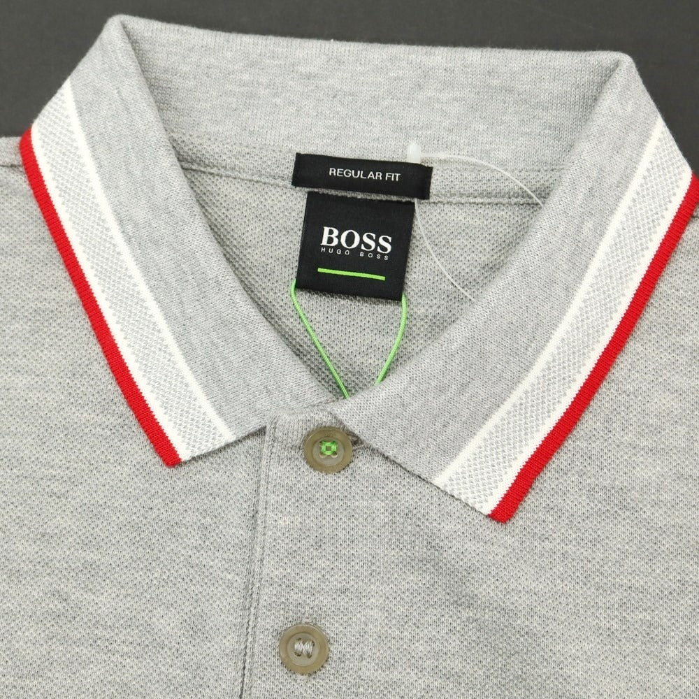 【中古】【未使用】ヒューゴボス HUGO BOSS コットン 鹿の子 半袖ポロシャツ ライトグレー【サイズS】【GRY】【S/S】【状態ランクS】【メンズ】【759282】
[APD]