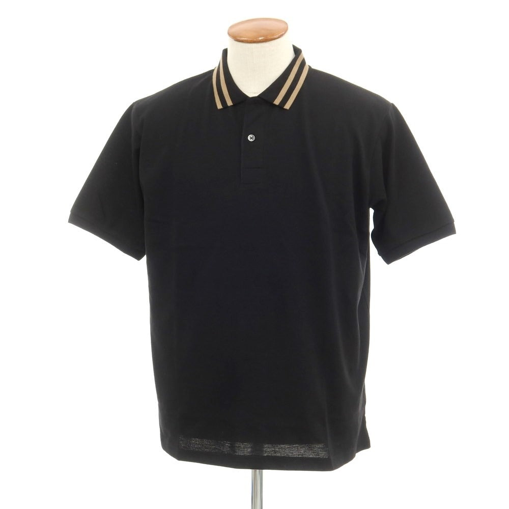 [Used] [Unused] Nano Universe Polyester Cotton Short Sleeve Polo Shirt Black [Size M] [BLK] [S/S] [Condition Rank S] [Men&