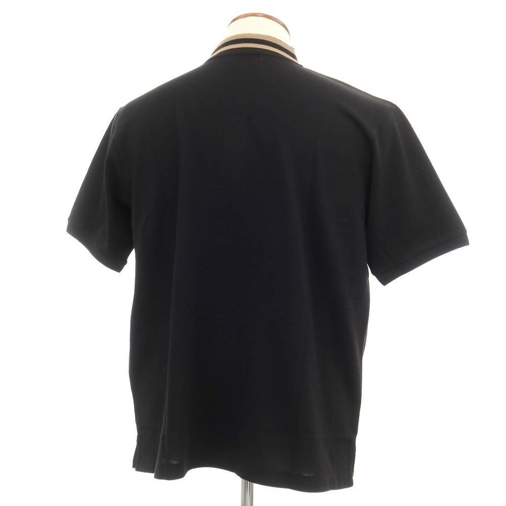 [Used] [Unused] Nano Universe Polyester Cotton Short Sleeve Polo Shirt Black [Size M] [BLK] [S/S] [Condition Rank S] [Men&