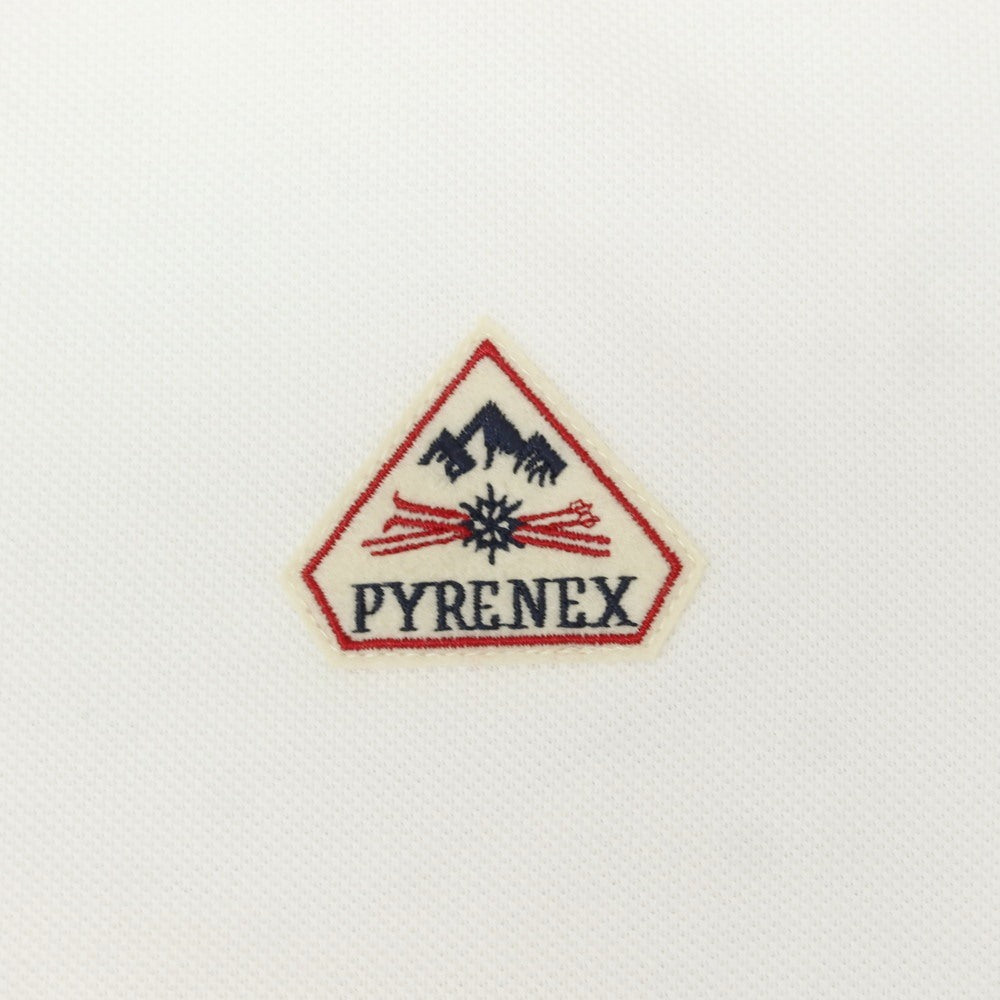 [Used] Pyrenex Cotton Short Sleeve Polo Shirt White [L] [Condition Rank A] [Men&