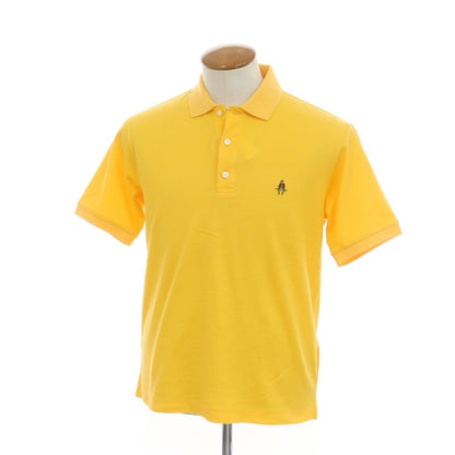 [Used] Paul Stuart PAUL STUART Pique Cotton Short Sleeve Polo Shirt Yellow Orange [M] [Condition Rank A] [Men&