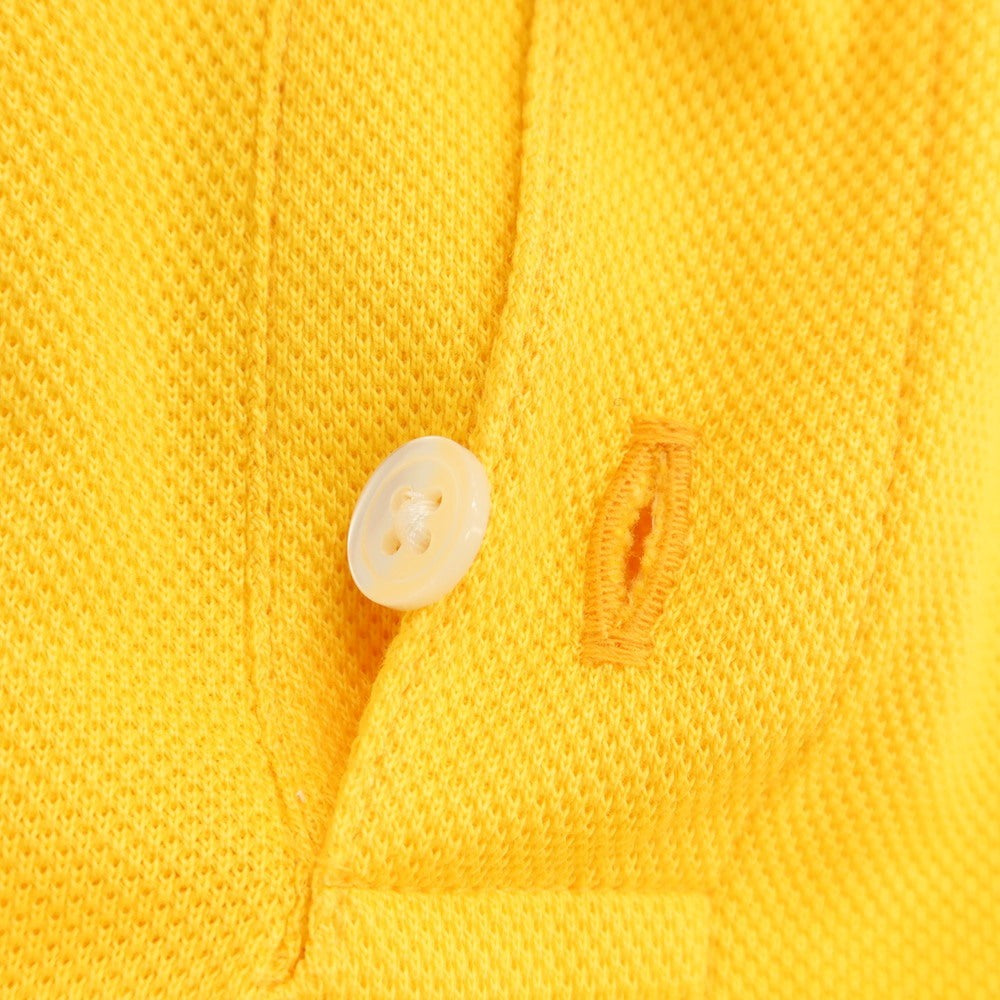 [Used] Paul Stuart PAUL STUART Pique Cotton Short Sleeve Polo Shirt Yellow Orange [M] [Condition Rank A] [Men&