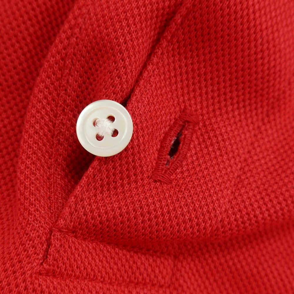 [Used] Paul Stuart PAUL STUART Pique Cotton Short Sleeve Polo Shirt Red [M] [Condition Rank A] [Men&